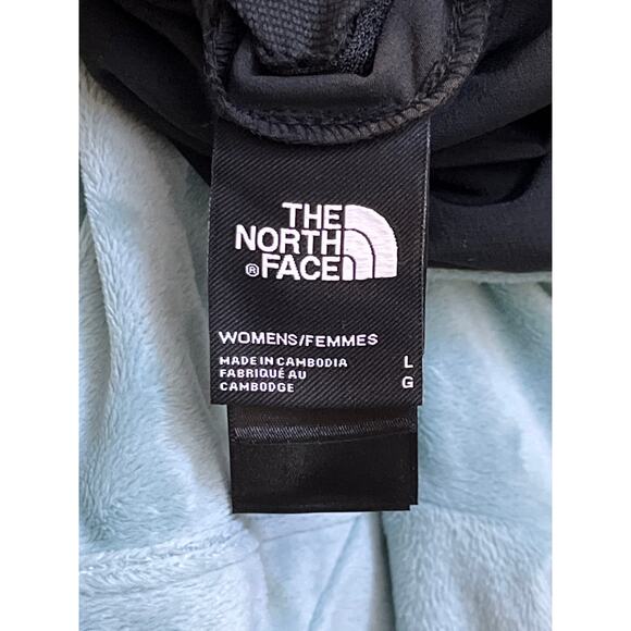 The North Face Women’s WindWall Reversible Pullover Jacket Size L Black/Blue - Picture 2 of 13